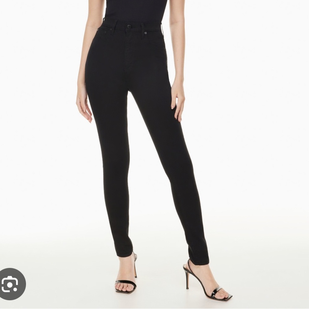 Denim Forum Black Lola High Rise Skinny